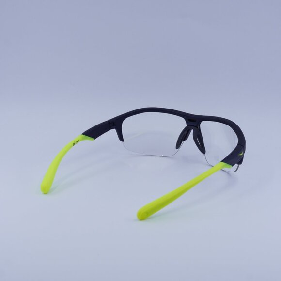 Nike RUN X2 D 457 Sunglasses Matte Obsidian Shield Frame, Volt Lenses - Picture 3 of 10